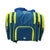 Straight-on view of the bottom of the JOOLA Tour Elite Pickleball Duffle in Navy & Yellow #Navy/Yellow