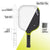 Infographic showing the breakdown of the inside of a JOOLA 3S Anna Bright Scorpeus 14mm pickleball paddle. Foam for Outer Channel, Hyper Foam Edge Wall, Edge Guard + Handle, Polypropylene Honeycomb Core and Carbon Fiber Surface.