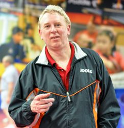 Image of JOOLA Table Tennis Coach Carl Danner.