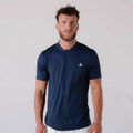 Navy-Men's Court Polo