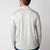 Image of a male model showing the back of the JOOLA Men's Quarter Zip Pullover, Gravity gray.