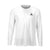 Product photo showing the front of the JOOLA Propel Longsleeve Henley in White #White