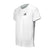 Product photo showing the front of the JOOLA Propel Short-Sleeved Henley in White at an angle #White