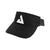 White Background Image: JOOLA Scorpeus Visors in Black with white JOOLA Trinity icon on the front #Black