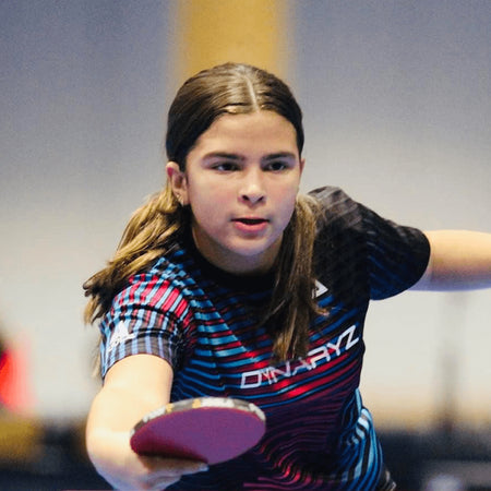 Image of JOOLA Table Tennis pro Valentina Davila.