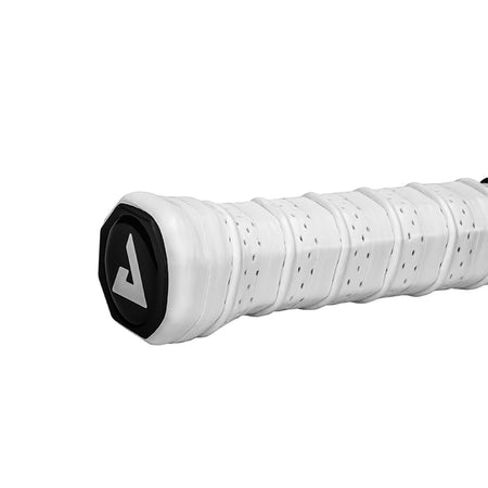 White Background Image: Close up of the JOOLA 16 mm Vision Pickleball paddle handle.