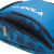 Image: Unzipped side compartment of JOOLA Vision II Deluxe Backpack in Blue #Blue