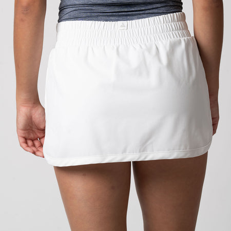 Image showing the back of a JOOLA Women's Club Skort, White.