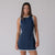 Image of a female model wearing the JOOLA Women's Court Dres, Navy.