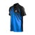 White background image, JOOLA Zephir table tennis shirt, black and blue.