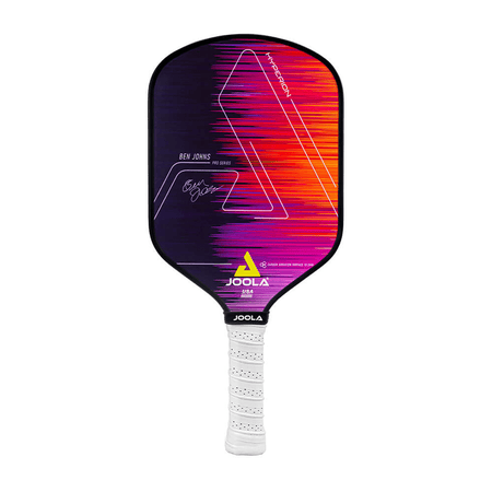 White Background Image: Product image of the JOOLA Ben Johns' Hyperion CAS 13.5 mm pickleball paddles, pink. #pink