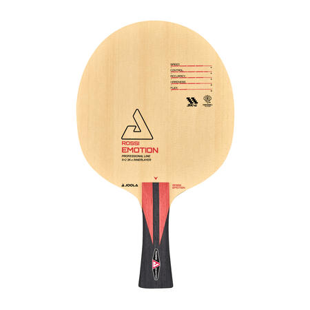 White Background Image: JOOLA Rossi Emotion Table Tennis Blade.