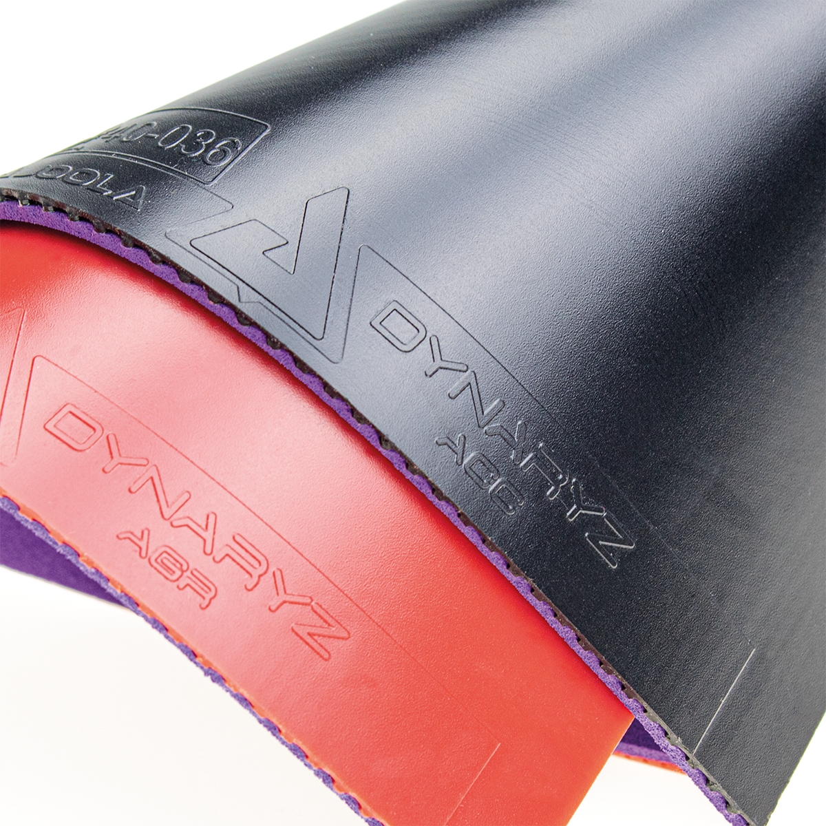 Product image of the Dynaryz ACC rubber, black. #red