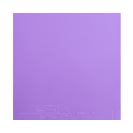 White Background Image: Product image of the dynaryz AGR table tennis rubber. #Purple