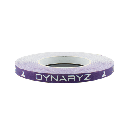 White background image, purple dynaryz table tennis edge tape.