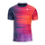 White Background Image: JOOLA Synchro shirt in navy and pink. #Navy/Pink