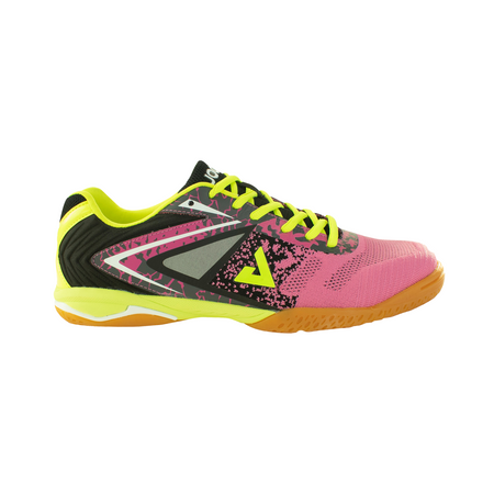 White background Image: Product image of the JOOLA Pro Blast Table Tennis shoe. #Black/Pink