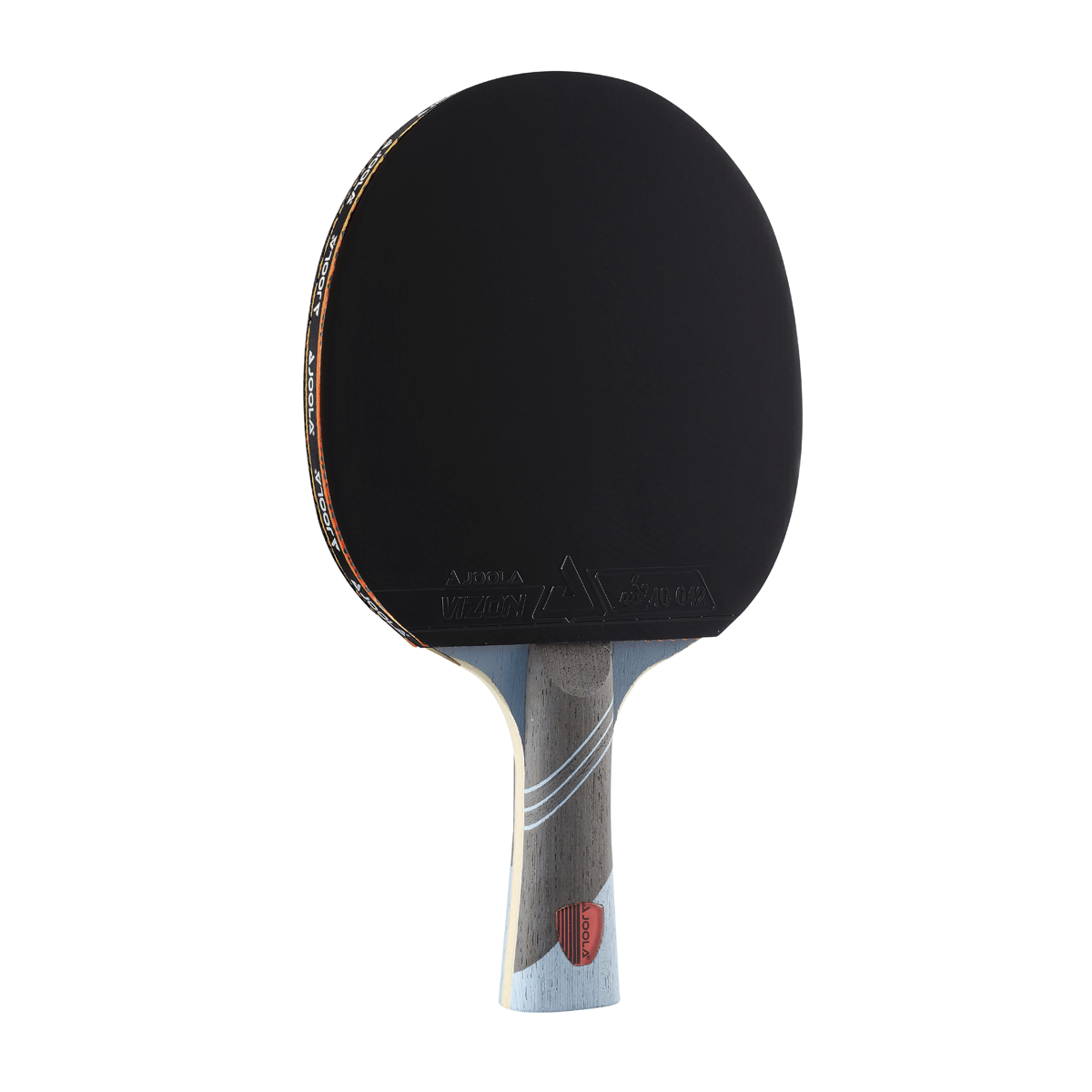 White Background Image: JOOLA Omega Speed Table Tennis Racket. #Light Blue