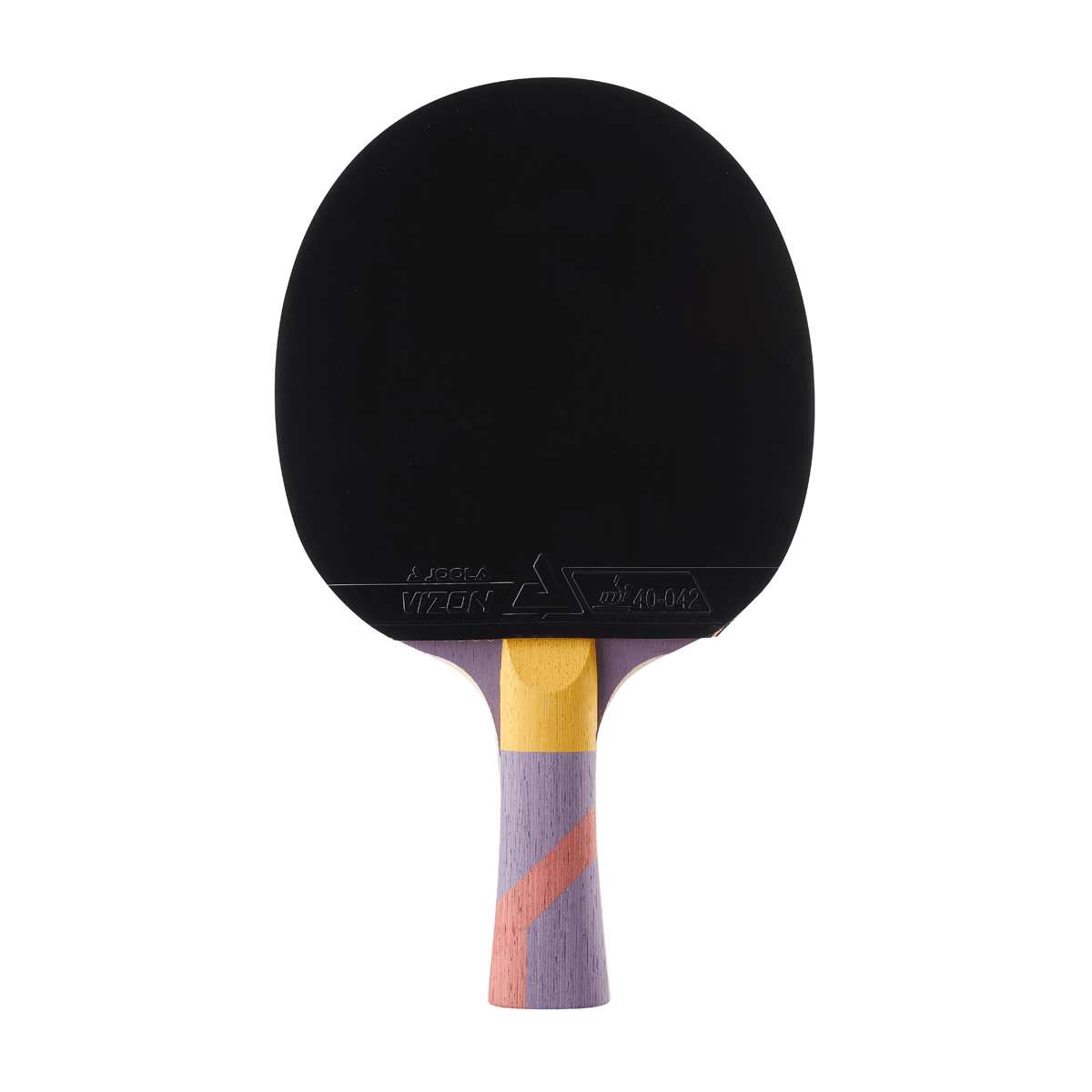 White Background Image: JOOLA Omega Strata Table Tennis Racket. #Purple