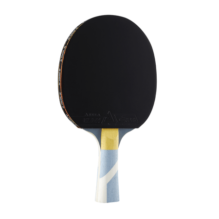 White Background Image: JOOLA Omega Strata Table Tennis Racket. #Light Blue